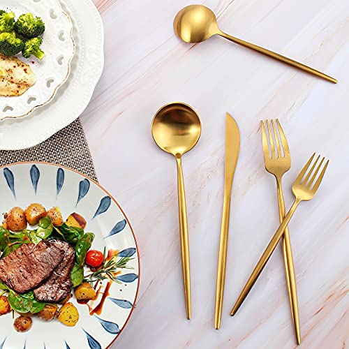 60 Piece Stainless Steel Flatware Set (12 Count)