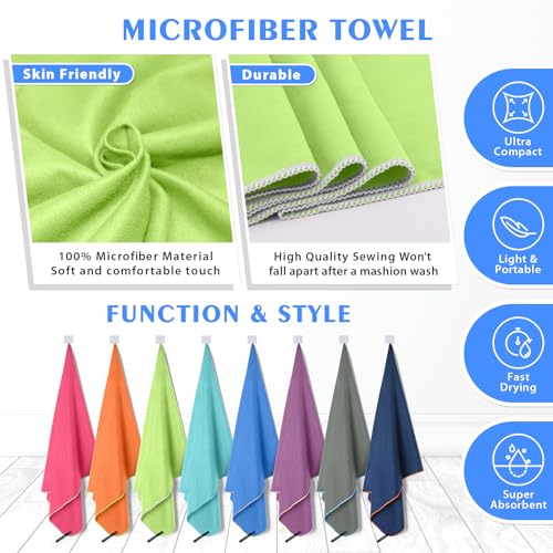 Microfiber Camping Towels (2 Count)
