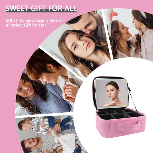 Makeup Bag with Led Mirror