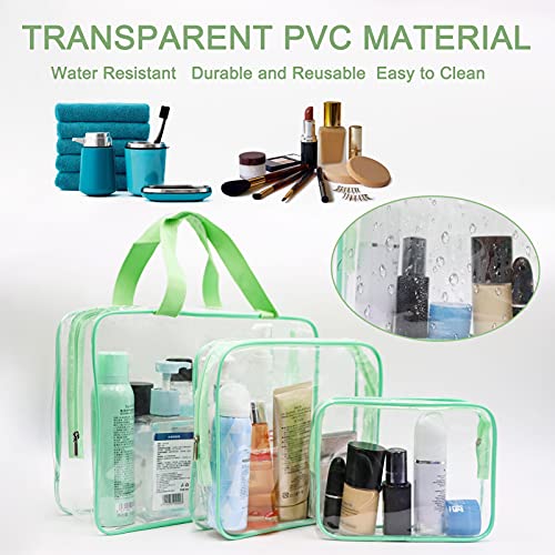 6 Packs Clear Makeup Bags (6 Count)