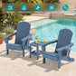 Outdoor Adirondack Chair Set of 4 with 2 Cup Holders (4 Count)
