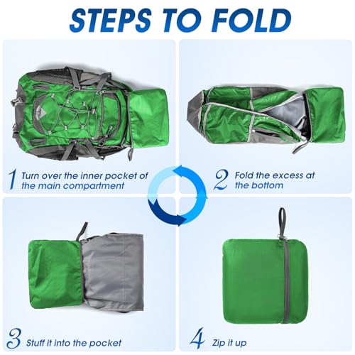 Hiking Backpack 40L Packable Lightweight Camping Daypack Men Women