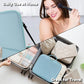 Travel Makeup Bag with LED Mirror and 10x magnifying glass with 3 Lighted Settings
