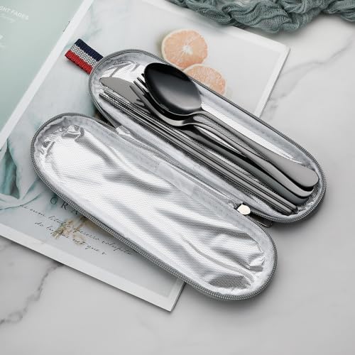 Travel Utensils with Case (5 Count)