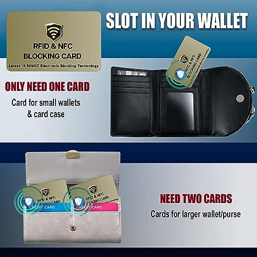 3 Pack RFID Blocking Card for Credit Debit ID Card (3 Count)