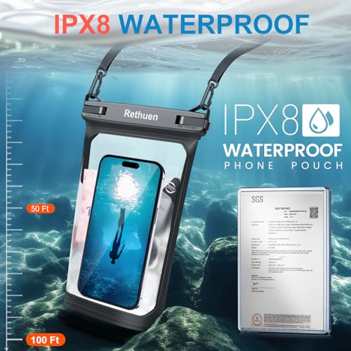 Large Waterproof Phone Pouch (2 Count)