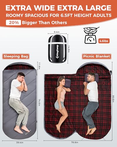 Heated Sleeping Bag for Adults