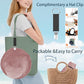 Womens Sun Hats Wide Brim Reversible Bucket Cotton Hat Packable Summer Travel Cap with Hat Clip