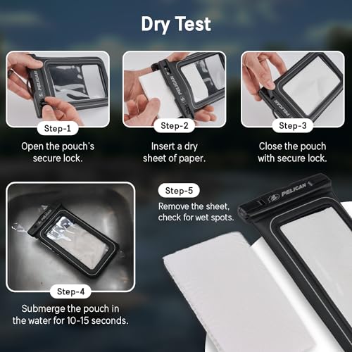 2 Pack Marine Waterproof Phone Pouch (2 Count)