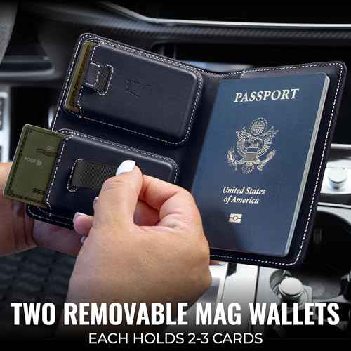 Passport Wallet with AirTag Holder
