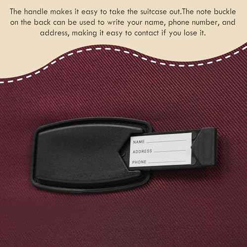 Softside Luggage Set Softshell Lightweight 3 Piece Spinner Suitcase (3 Count)