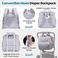 4 in 1 Convertible Diaper Bag Backpack