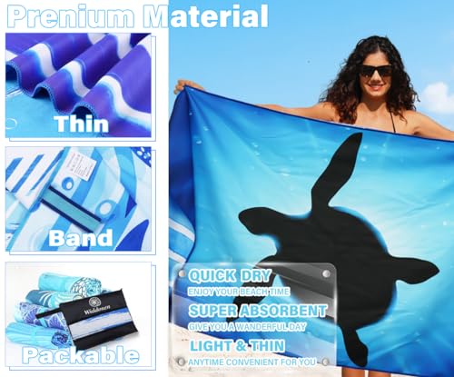 Microfiber Beach Towel (2 Count)
