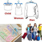 10 Pcs Travel Hangers Cruise Ship Essentials Accessories Portable Folding Clothes Hanger Foldable Drying Rack