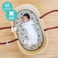 Stretch Fitted Bassinet Sheet Set BROLEX 2 Pack Cradle Sheets for Bassinet Pad