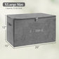 Fabric Storage Bins with Zipper Lids (3 Count)