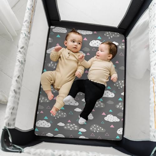 Stretchy Pack and Play Fitted Sheets (2 Count)