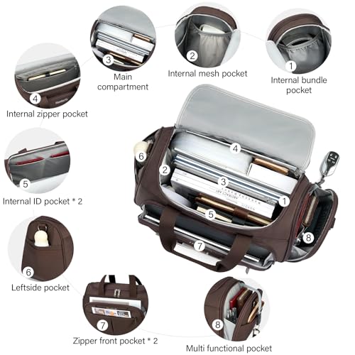 Small Underseat Carry On Luggage Bags for Travel with 10 Pockets