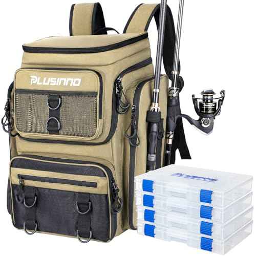 Fishing Backpack with Rod Holders