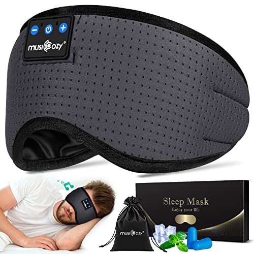 Sleep Headphones Bluetooth 5.4 Sleep Mask with HD Sound