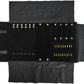 Velvet Travel Jewelry Case Roll Bag Organizer for Necklace Bracelet Earrings Ring (Black) (Black（6+2+4+2)