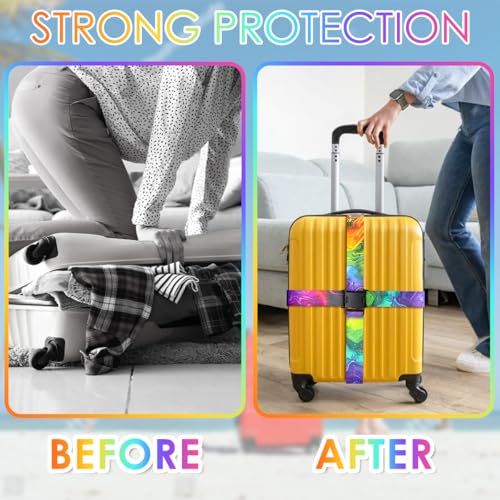 Luggage Straps for Suitcases Adjustable Travel Belt