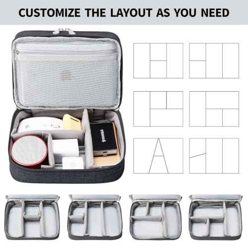 Custom Personalized Travel Cable Organizer Bag