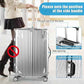 3 Pieces Clear PVC Suitcase Cover Tough Protector