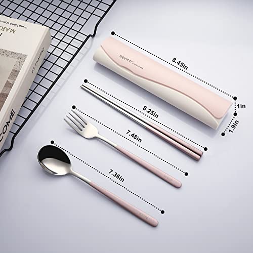 Travel Utensils with Case (4 Count)