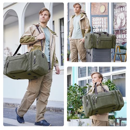 Large Canvas Duffle Bag for Travel