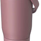 BrüMate Resa 25oz 100% Leakproof Travel Tumbler w/Handle & Straw | Flexible SoftSip Straw | Silicone Sleeve for Durability | Stainless Steel | Cup Holder & Travel Friendly Water Bottle (Rose Taupe)