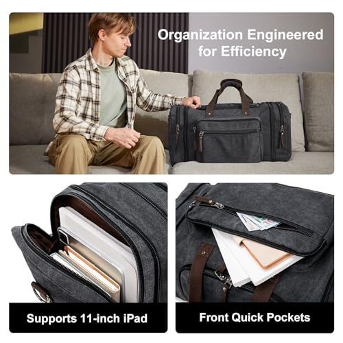 Large Canvas Duffle Bag for Travel