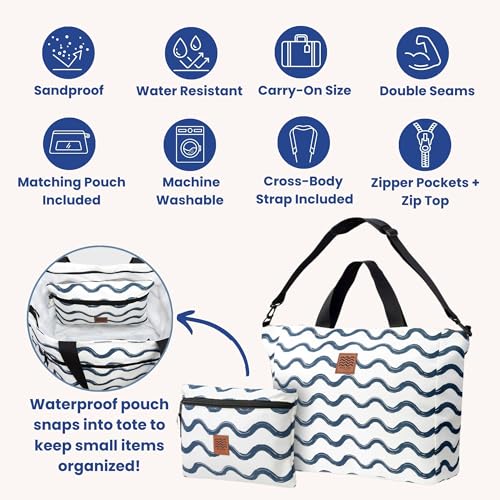 Large Beach Tote Set for Moms & Families