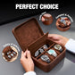 3 Slot Luxury Travel Faux Leather Watch Case. Watch Storage Organizer. Watch Display & Watch Holder. Perfect For Watch Collection. Ready to Gift for Men