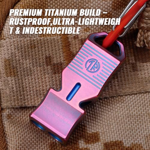 Titanium Emergency Survival Whistle
