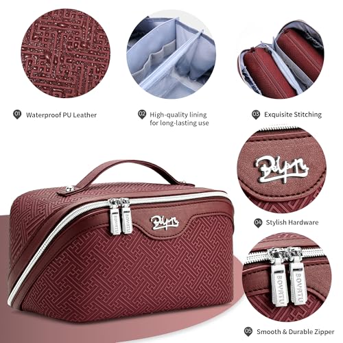 Travel Makeup Bags for Women (3 Count)