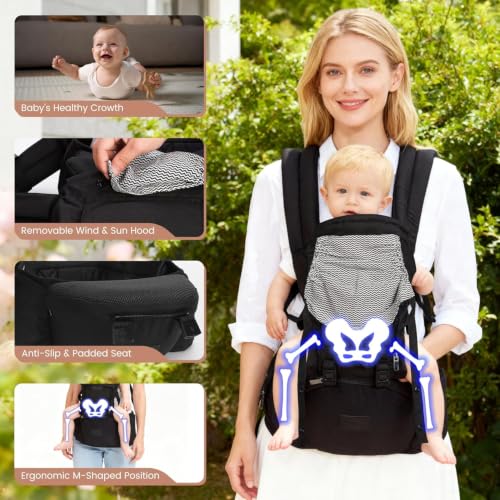 Baby Carrier with Hip Seat 6
