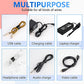 120 PCS 5/6/8 Inch Reusable Cable Ties for Cords – Data Cable Organizer Ties – Cord Wraps for Charging Cords – Electrical Wire Straps, Black (120 Count)