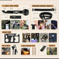 Survival Kit 250Pcs Survival Gear First Aid Kit with Molle System Compatible Bag and Emergency Tent
