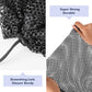 4Pcs Mesh Laundry Bags Washing Machine Mesh Wash Bags Jumbo for Delicates Clothes (4 Count)