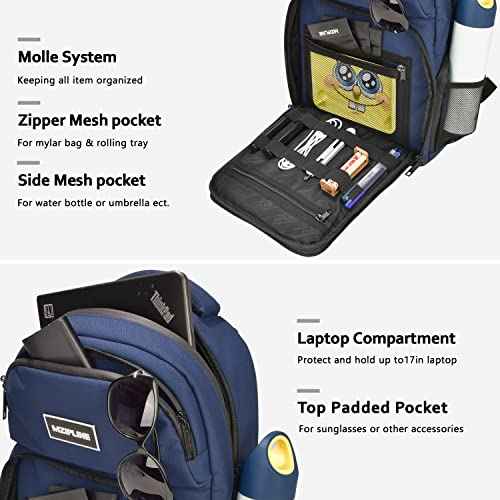 Smell Proof Travel Backpack Bag Anti