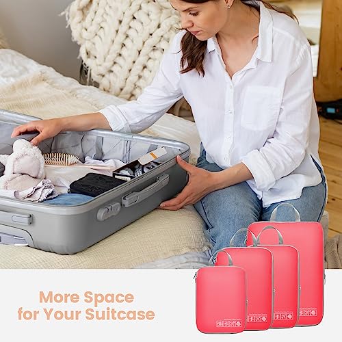 Compression Packing Cubes for Travel (4 Count)