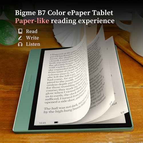 B7 Color ePaper Tablet 7 Inch 8+128GB Ebook Reader with 4G Calling