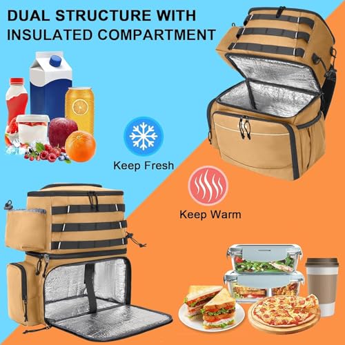 Large Fishing Backpack Cooler with Rod Holders