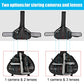 Camera Bag Sling Shoulder Bag Camera Case Waterproof with Rain Cover Tripod Holder