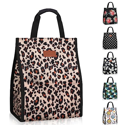 Lunch Bags for Women Insulated Reusable Lunch Tote with Internal Pocket