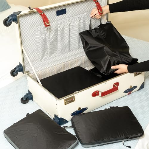 6 Set Ultralight Compression Packing Cubes Packing Organizer for Travel Accessories Luggage Suitcase Backpack (6 Count)