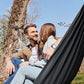Cotton Hammock 8.9x4.9ft Holds Up to 660lbs Prevents Side