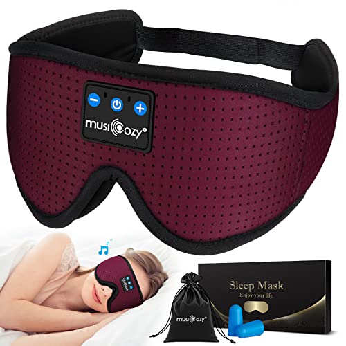 3D Sleep Headphones Bluetooth 5.4 Breathable Sleep Eye Mask