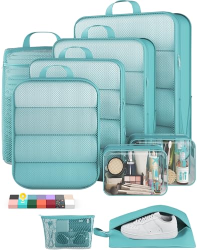 9 11 Set Compression Packing Cubes for Travel Essentials (9 Count)